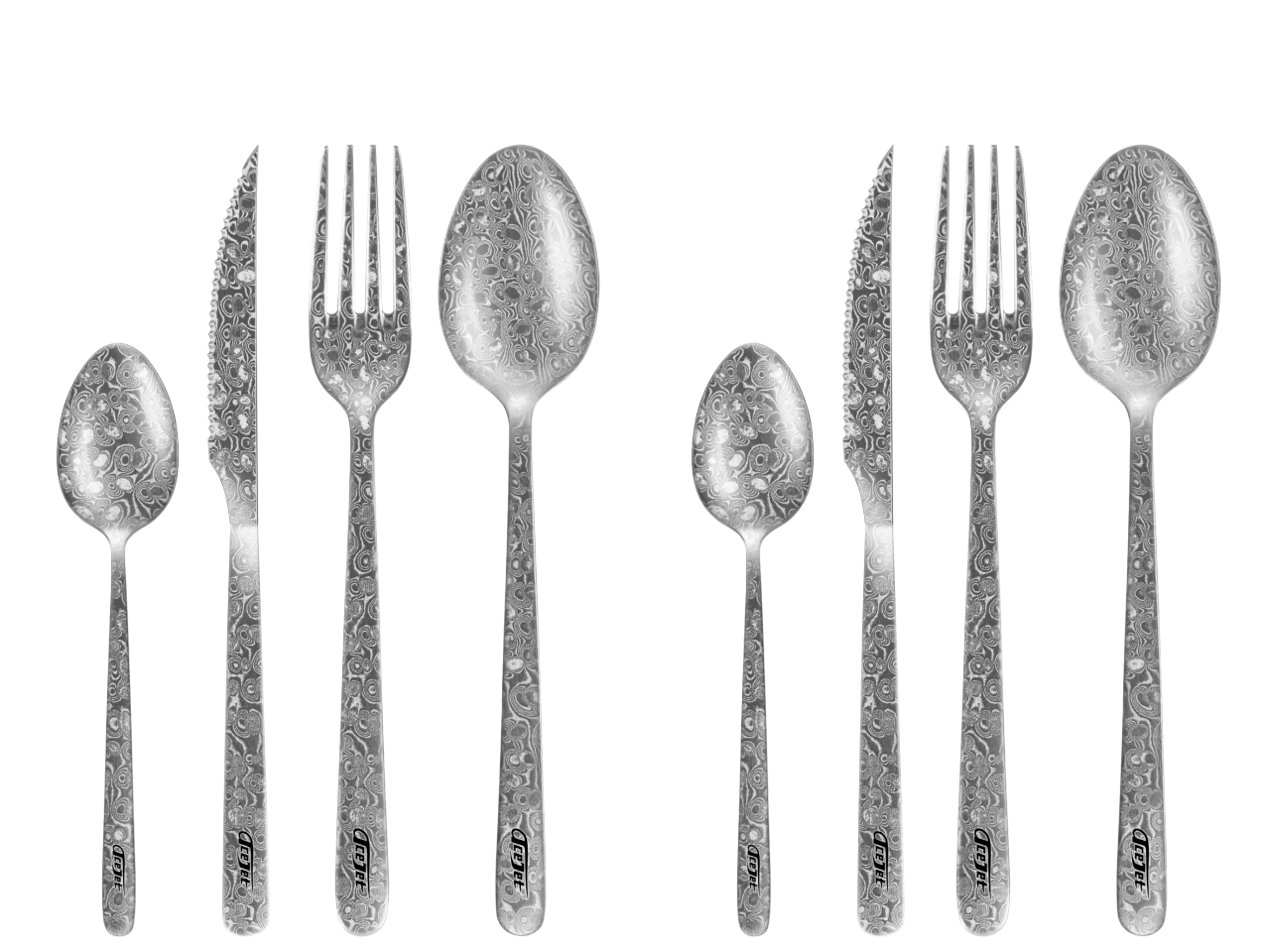 ACEJET Damascus Prince - Příborový set pro 2 osoby