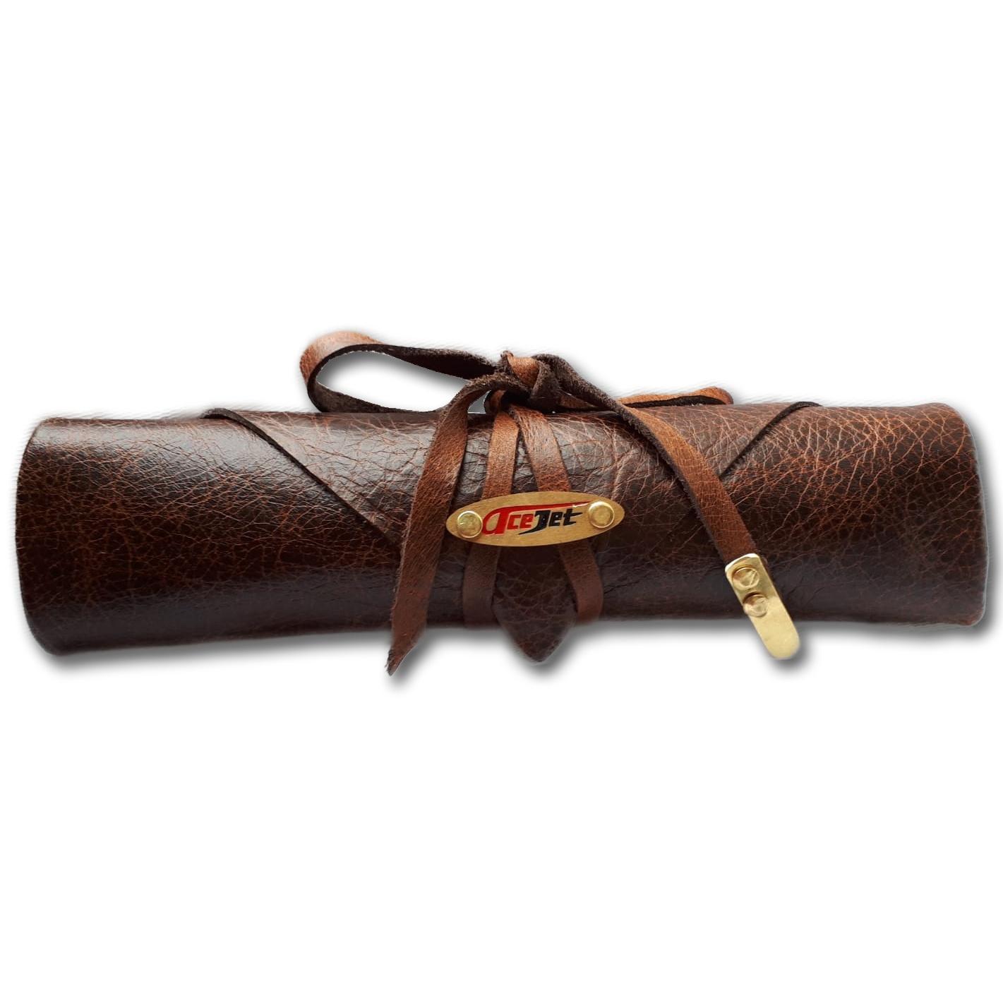 ACEJET LEATHER CASE - hnědá