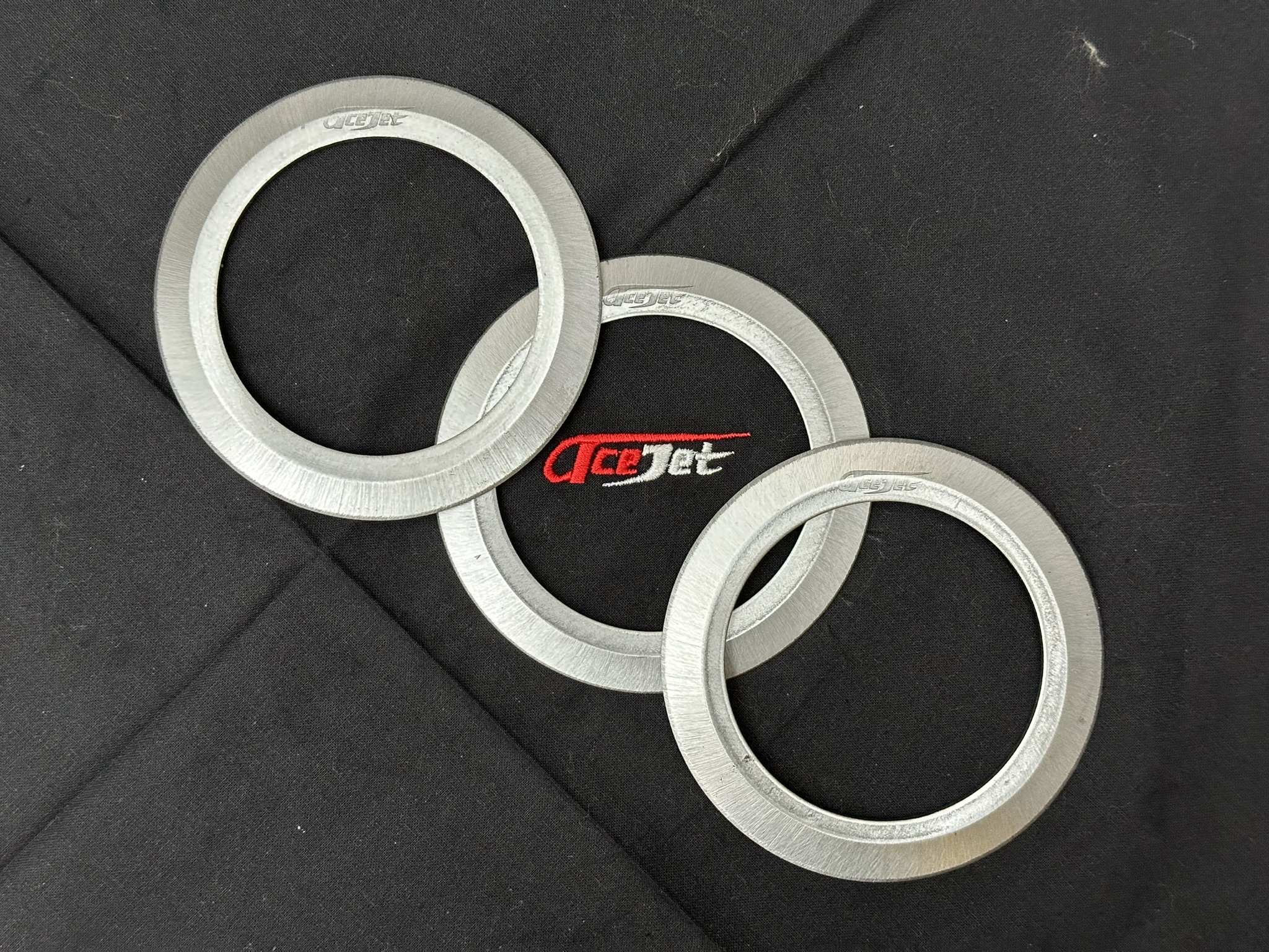 ACEJET Chakram 4" - Pružinová ocel, Sharp Ring - sada 3ks