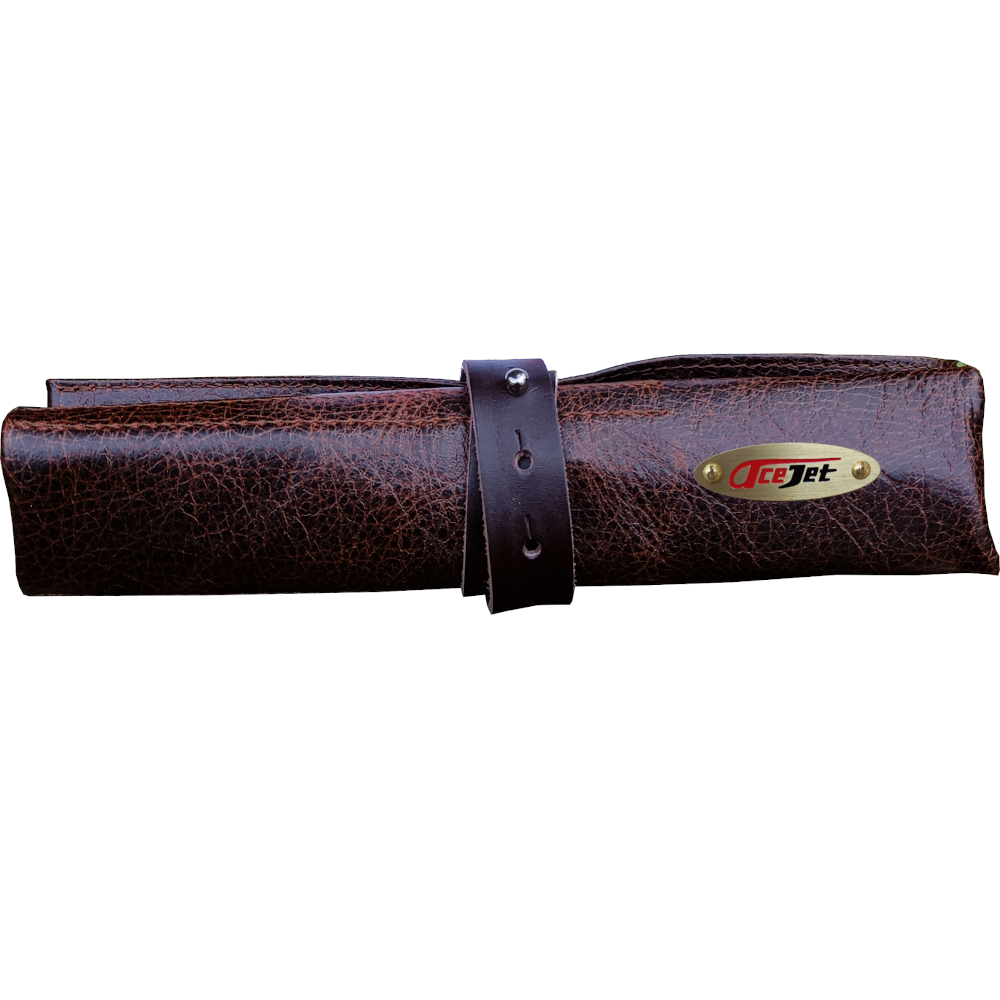 AceJet Leather Case Holdem - hnědá