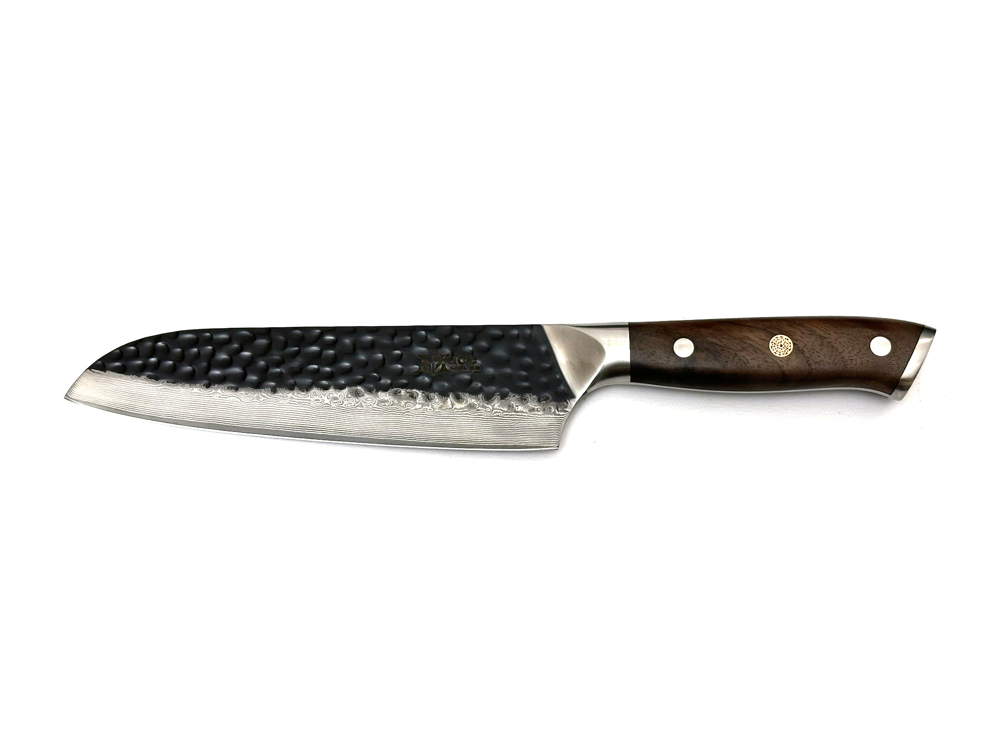 MaceMaker MODENA SANTOKU - SanMai Damaškový Kuchyňský nůž